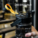 Copo de água de grande capacidade para estudantes, esportes ao ar livre e fitness, resistente a choques e garrafa de água resistente a altas temperaturas