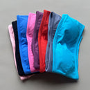 ASHLIMO Sutiã esportivo feminino bandeau sem costas, gola halter, regata de ioga, sem costura, treino, academia, tubo curto