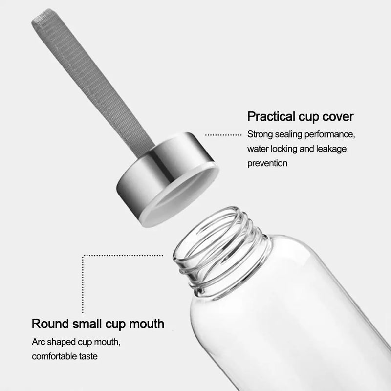 1pc transparente garrafa de água de plástico para beber portátil esporte xícara de café de chá ferramenta de cozinha crianças garrafa de água para o escritório da escola