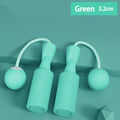 1pc corda de pular sem fio pesada, corda de pular de fitness com bola grande, adequada para esportes internos domésticos, queima de gordura