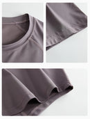 Drur 2 pçs conjunto de ginásio feminino verão roupas esportivas 2 peça manga curta camisa esportiva shorts define jogging terno feminino agasalho novo