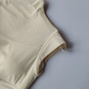 Malha integrada copo voador manga curta anti-rugas esportes yoga fitness conforto almofada no peito wear-free sutiã suspender topo