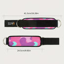 1 peça de tiras de tornozelo ajustáveis com anel D para máquinas de cabo – punhos de tornozelo confortáveis para treinamento de força muscular de glúteos e pernas em academia