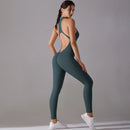 Bodysuits femininos controle de barriga levantamento de bunda esportes shapewea fitness esportes bodysuit yoga terno feminino ginásio pushup roupas de treino