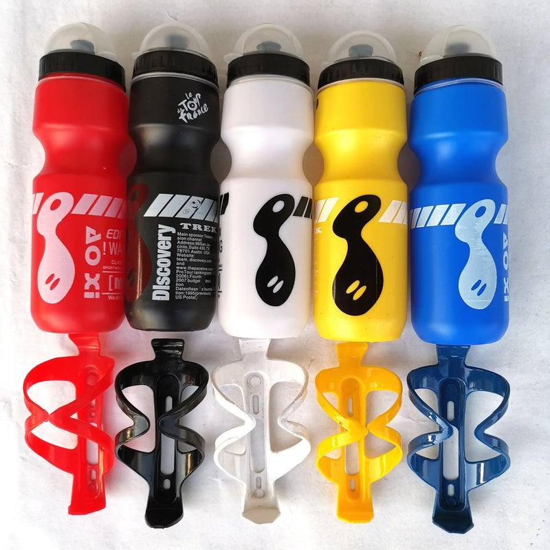 Garrafa de água portátil Mountain Bicycle, equipamento de ciclismo, ao ar livre, esporte, camping, jarro de bebida, copo livre, 750ml