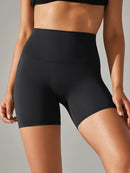Mulheres esportes curto yoga legging shorts agachamento à prova de cintura alta fitness shorts apertados secagem rápida ciclismo treino ginásio shorts