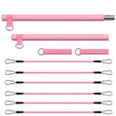 Kit de pilates com faixas de resistência, pilates de ioga multifuncional, kit de resistência portátil para academia em casa, exercícios de corpo inteiro