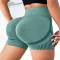 Leggings de yoga europa e os estados unidos sem costura alta elástica cintura alta secagem rápida lazer esportes yoga wear shorts para mulher