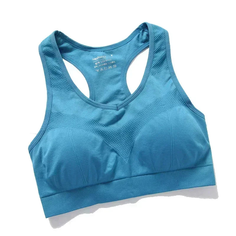 Sutiã esportivo feminino superior push up sutiã de fitness underwear esporte topos respirável correndo colete ginásio sutiã ativo