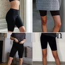 Shorts de treino de fitness feminino cintura alta apertado ciclismo yoga shorts verão respirável calças esportivas de secagem rápida ginásio correndo calças