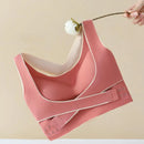 Sutiã esportivo de tecido sem costura de alta elasticidade, suporte confortável, plus size, sutiã esportivo feminino ajustável com design à prova de choque