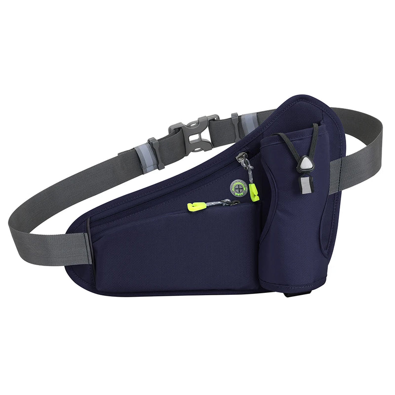 Multifunções Water Bottle Holder Bag, cintura Pack, correia de hidratação, grande capacidade, impermeável, esporte, corrida, ciclismo