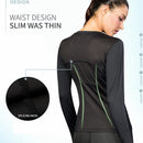 Camiseta esportiva de yoga de manga longa feminina legal seco atlético correndo caminhadas yoga topo fitness correndo camisas de treino