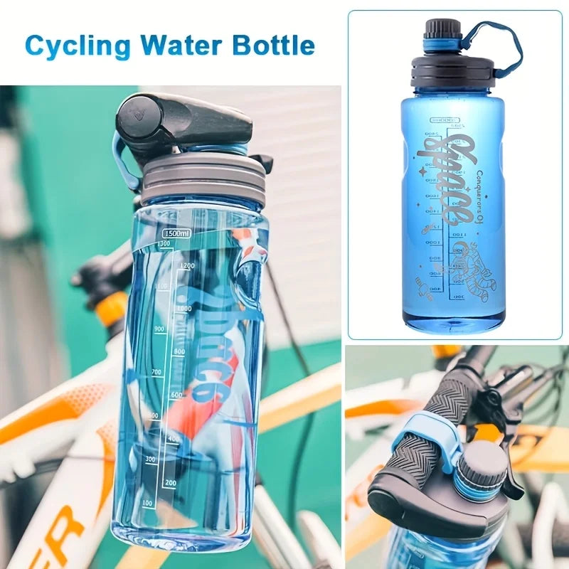 Garrafa de água esportiva de grande capacidade, 2l, 3l, com filtro, copo de água de plástico ecológico, portátil, garrafa de bebida fitness, chaleira sem bpa
