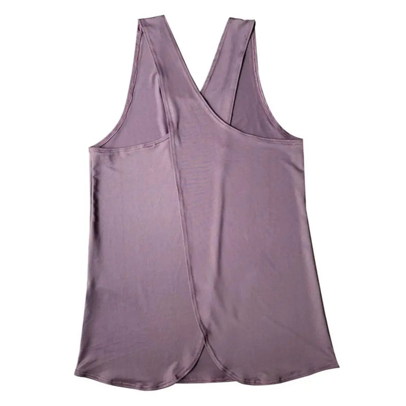 Mulheres criss cross back sem mangas treino esportes yoga colete regata activewear esportes sem costas fitness ginásio camisas topos