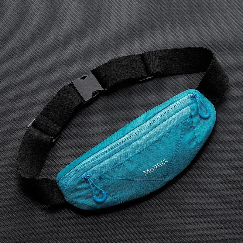 Bolsa de cintura para telefone de corrida, bolsa esportiva, equipamento multifuncional ao ar livre para homens e mulheres, mini ultrafino invisível à prova d'água