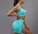 Terno de yoga yoga esportes roupa interior feminina terno de fitness colete correndo esportes yoga shorts conjunto de yoga conjunto de treino