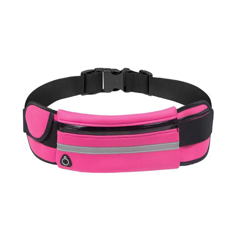 1pcs colorido impermeável neoprene fanny pacote correndo homem cintura saco