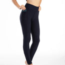 Moda feminina bolso bolha calças elásticas magro leggings ginásio correndo ciclismo calças de fitness cintura alta hip lift leggings feminino