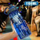 Garrafa de água esportiva de grande capacidade, 2l, 3l, com filtro, copo de água de plástico ecológico, portátil, garrafa de bebida fitness, chaleira sem bpa