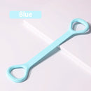 Maca em forma de 8 para fitness em casa, modelagem nas costas, faixa elástica com ombro aberto e faixa de alongamento nas costas para exercícios no ombro