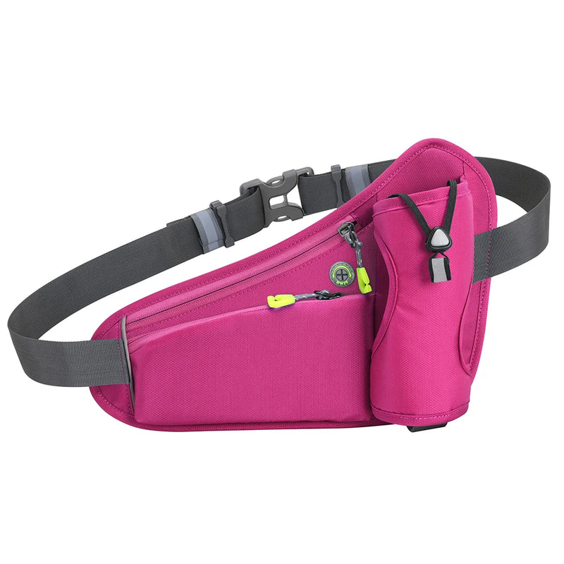 Multifunções Water Bottle Holder Bag, cintura Pack, correia de hidratação, grande capacidade, impermeável, esporte, corrida, ciclismo