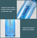 Garrafa de água esportiva de grande capacidade, 2l, 3l, com filtro, copo de água de plástico ecológico, portátil, garrafa de bebida fitness, chaleira sem bpa