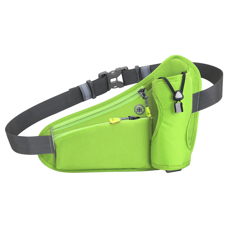 Multifunções Water Bottle Holder Bag, cintura Pack, correia de hidratação, grande capacidade, impermeável, esporte, corrida, ciclismo