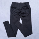 Leggings mulheres scrunch sem costura yoga leggings ginásio calças esportivas baixa faixa com nervuras alta estiramento roupa de fitness treino collants