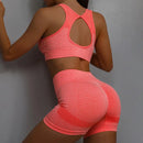 Terno de yoga yoga esportes roupa interior feminina terno de fitness colete correndo esportes yoga shorts conjunto de yoga conjunto de treino