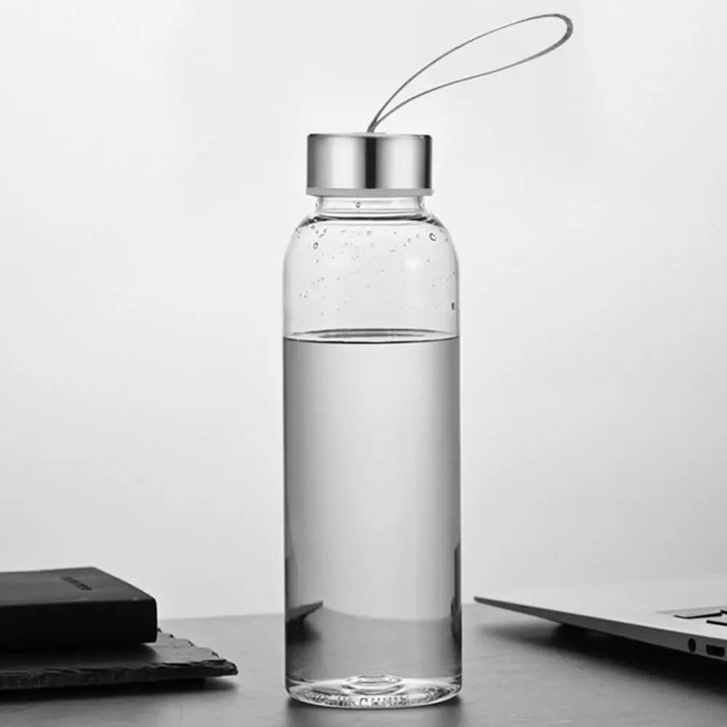 1pc transparente garrafa de água de plástico para beber portátil esporte xícara de café de chá ferramenta de cozinha crianças garrafa de água para o escritório da escola