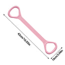 Maca em forma de 8 para fitness em casa, modelagem nas costas, faixa elástica com ombro aberto e faixa de alongamento nas costas para exercícios no ombro