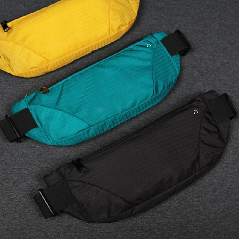 Saco de cintura colorido à prova dwaterproof água saco de cintura correndo jogging cinto bolsa zip fanny pacote esporte corredor crossbody sacos homens e mulheres