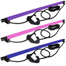 Vara de pilates multifuncional, equipamento fitness para ioga, pilates, elasticidade doméstica, treinamento de quadril, corda de puxar