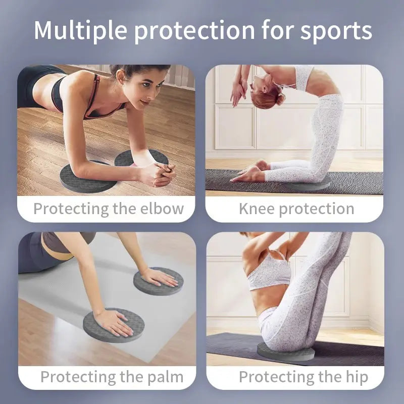 Espuma grossa Yoga Knee Pads, Exercício Almofada, Joelhos, Cotovelo, Pulso, Mãos, Cabeça, Pilates, Almofada de Ajoelhamento, 2 Pack