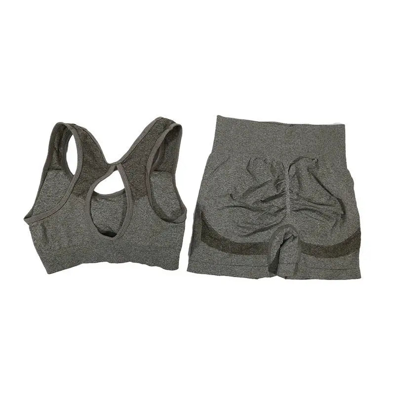 Terno de yoga yoga esportes roupa interior feminina terno de fitness colete correndo esportes yoga shorts conjunto de yoga conjunto de treino